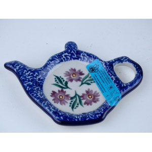 Bunzlau theetip  theepot  * 766 - blauw /paars*